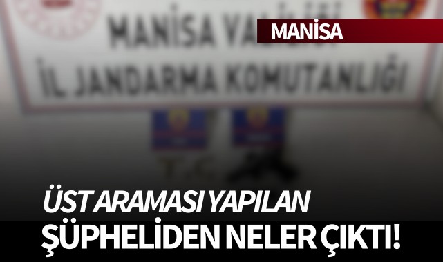 Üst araması yapılan şüpheliden neler çıktı!