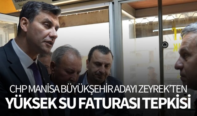 Zeyrek'ten yüksek su faturası tepkisi