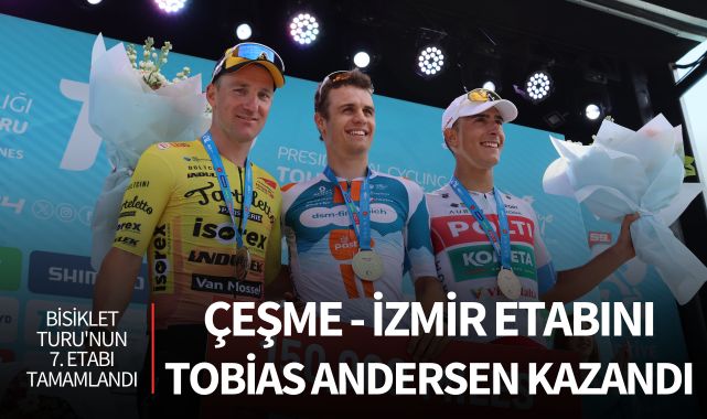 59. Cumhurbaşkanlığı Türkiye Bisiklet Turu'nun Çeşme - İzmir etabını Tobias Andersen kazandı
