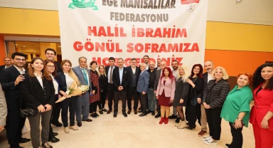 Ege Manisalılar Federasyonundan  2 bin kişilik iftar sofrası