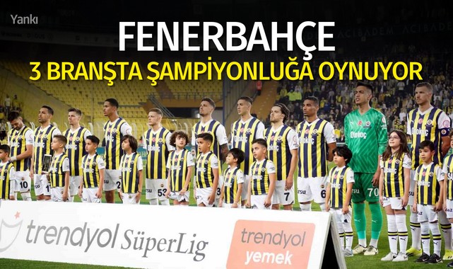 Fenerbahçe 3 branşta şampiyonluğa oynuyor