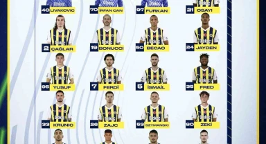 Fenerbahçe'nin Olympiakos maçı kamp kadrosu açıklandı