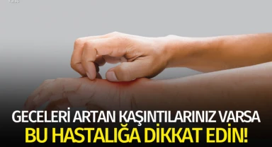 Geceleri artan kaşıntılarınız varsa bu hastalığa dikkat edin