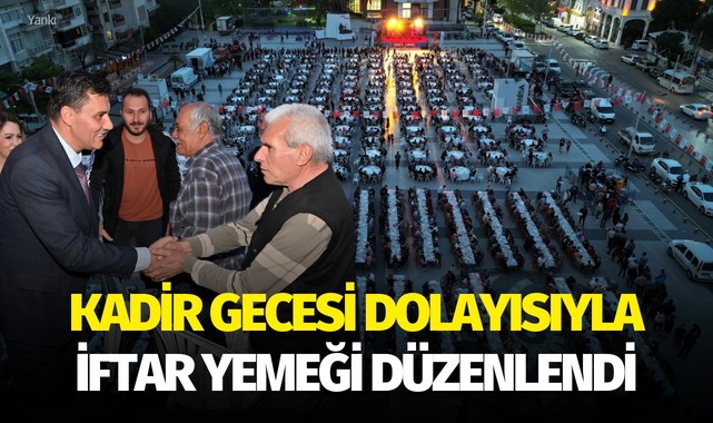 Kadir Gecesi dolayısıyla iftar yemeği düzenlendi