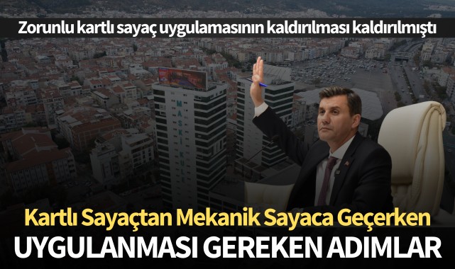 Kartlı Sayaçtan Mekanik Sayaca Geçerken Uygulanması Gereken Adımlar