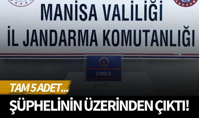Manisa'da şüphelinin üzerinden çıktı!