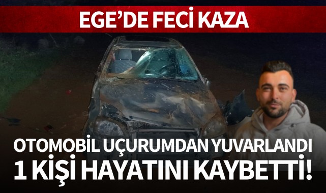 Otomobil uçurumdan yuvarlandı: 1 ölü