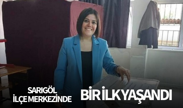Sarıgöl ilçe merkezinde bir ilk yaşandı