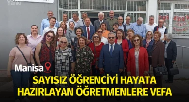 Sayısız öğrenciyi hayata hazırlayan öğretmenlere vefa