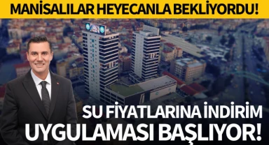Su Fiyatlarına İndirim Başlıyor!