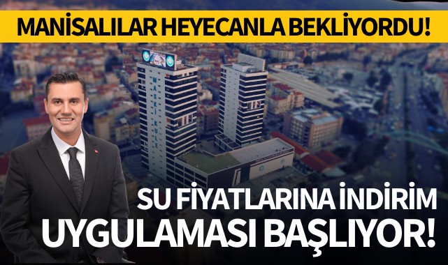 Su Fiyatlarına İndirim Başlıyor!
