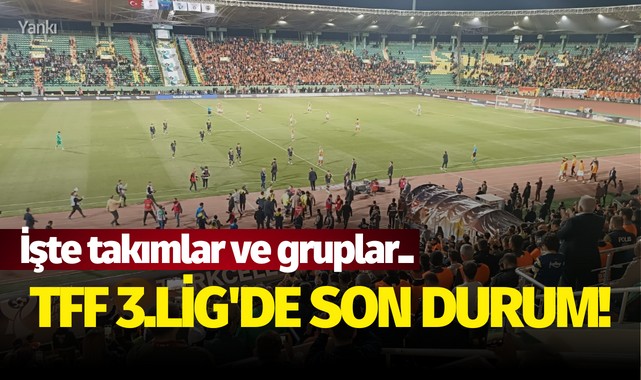 TFF 3.Lig'de son durum!