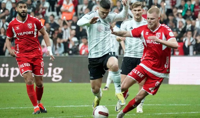 Trendyol Süper Lig: Beşiktaş: 1 - Samsunspor: 1