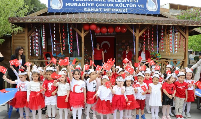 Yunusemreli minikler 23 Nisan coşkusunu yaşadı