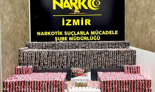 75 bine yakın sentetik uyuşturucu hap ele geçirildi!
