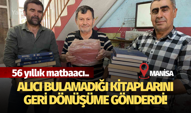 Alıcı bulamadığı kitaplarını geri dönüşüme gönderdi!