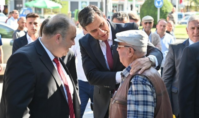 Başkan Zeyrek'ten Gölmarmara ziyareti