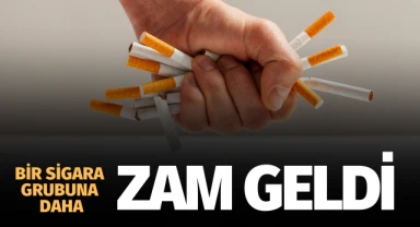 Bir sigara grubuna daha zam!