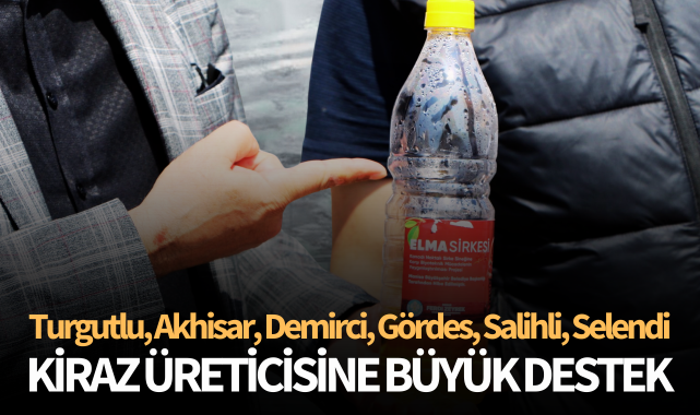 Büyükşehirden kiraz üreticisine büyük destek