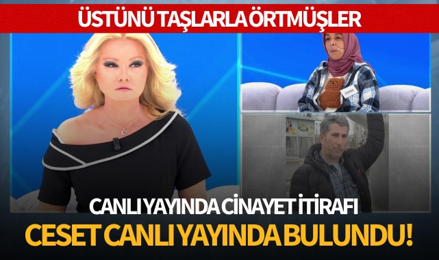 Canlı yayında cinayet itirafı!