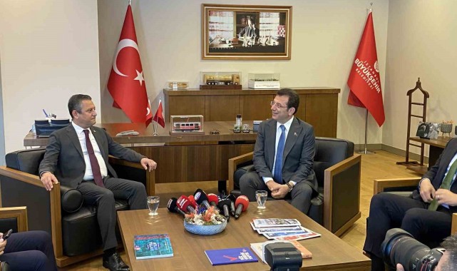 CHP Genel Başkanı Özel, İBB Başkanı İmamoğlu'nu ziyaret etti