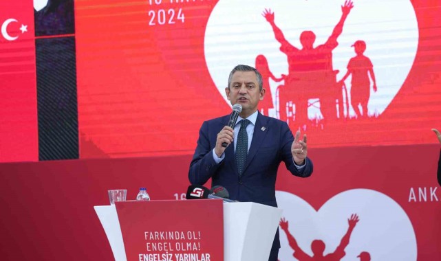 CHP Genel Başkanı Özel: "İktidarımızda engellilerin sorunlarıyla uğraşacak tek bir bakan olacak, o bakan da engelli bir birey olacak"