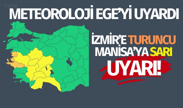 Ege ve Batı Akdeniz'de Yerel Kuvvetli Yağış Bekleniyor!