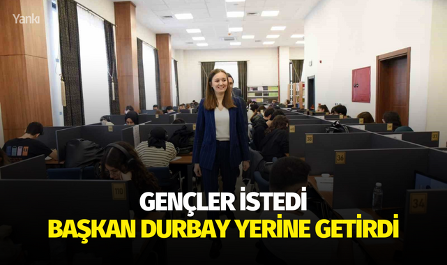 Gençler istedi Başkan Durbay yerine getirdi