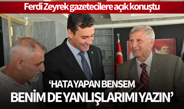 'Hata Yapan Bensem, Benim de Yanlışlarımı Yazın'