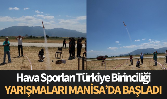 Hava Sporları Türkiye Birinciliği Yarışmaları Manisa'da Başladı