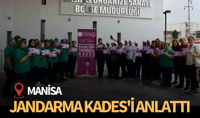Jandarma kadınlara KADES'i anlattı