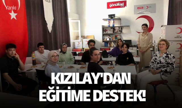 Kızılay'dan eğitime destek!