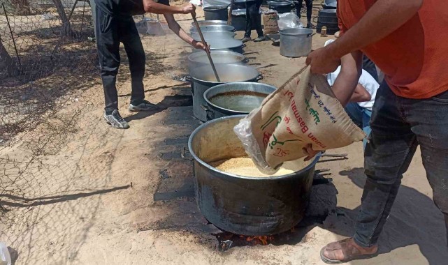 Kızılay, Gazze'de 10 bin kişi kapasiteli aşeviyle yeniden hizmet vermeye başladı