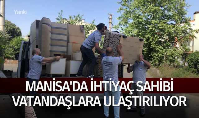 Manisa'da ihtiyaç sahibi vatandaşlara ulaştırılıyor