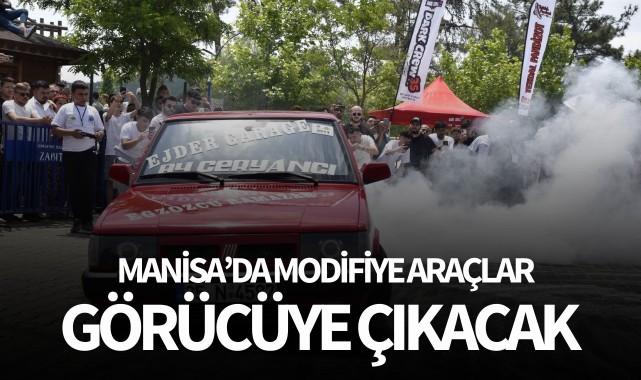 Manisa'da modifiye araçlar görücüye çıkacak