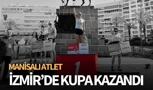 Manisalı atlet İzmir'de kupa kazandı