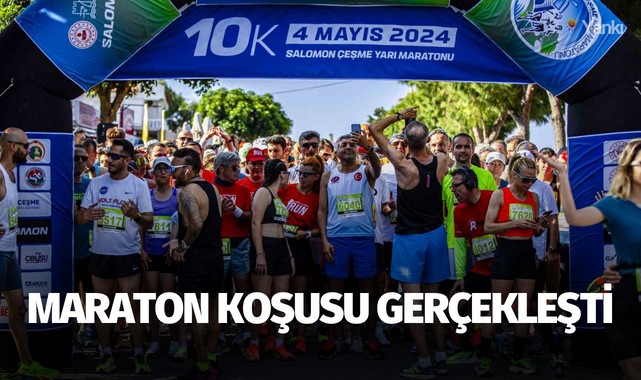 Maraton koşusu gerçekleşti