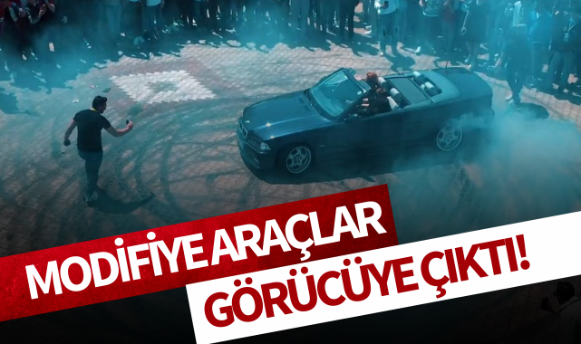 Modifiye araçlar görücüye çıktı!