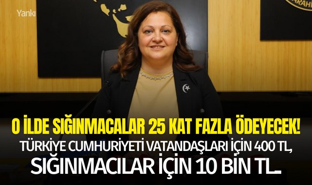 O ilde sığınmacalar 25 kat fazla ödeyecek!