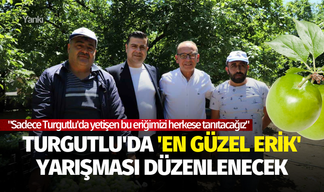 Turgutlu'da 'En güzel erik' yarışması düzenlenecek