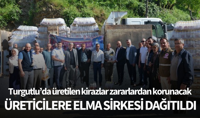 Turgutlu'da üretilen kirazlar zararlardan korunacak