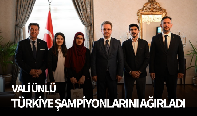 Vali Ünlü Türkiye Şampiyonlarını ağırladı