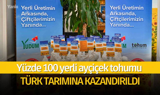 Yüzde 100 yerli ayçiçek tohumu Türk tarımına kazandırıldı