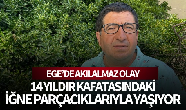 14 yıldır kafatasındaki iğne parçacıklarıyla yaşıyor
