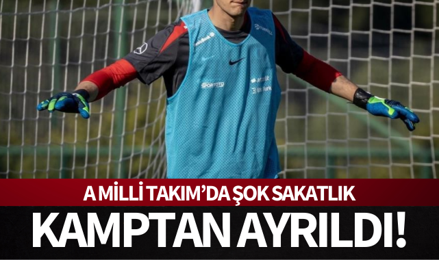 A Milli Takım'da şok sakatlık: Kamptan ayrıldı!