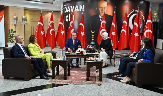 AK Parti heyetinden MHP'ye bayram ziyareti
