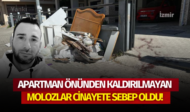Apartman önünden kaldırılmayan molozlar cinayete sebep oldu!