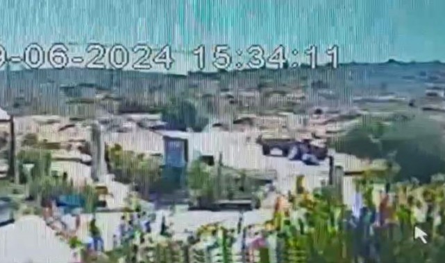 Atılan sigara izmariti İzmir'de böyle yangın çıkardı: O anlar