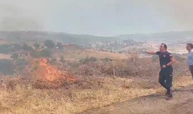 Başkan Öküzcüoğlu yangın bölgesinde