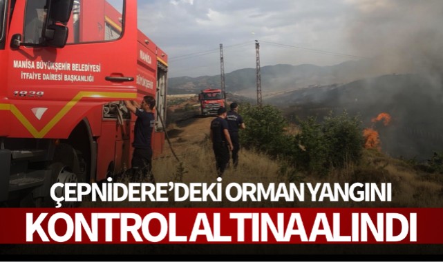 Çepnidere'deki orman yangını kontrol altına alındı
